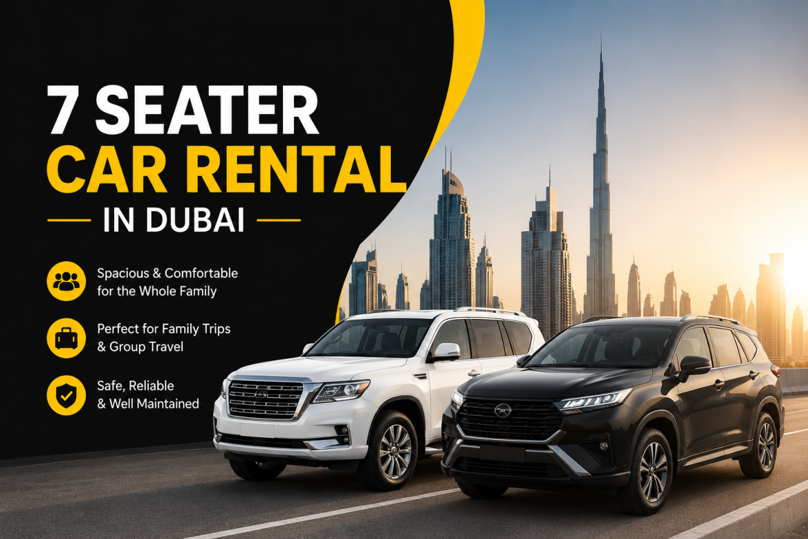 7 seater car rental in Dubai